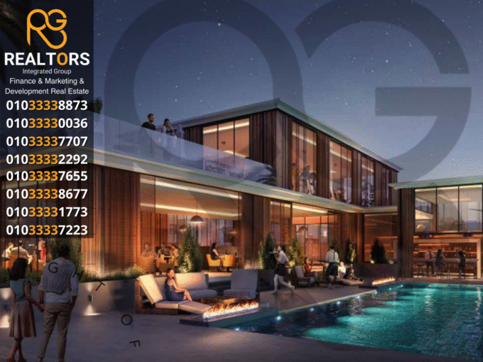 فيلا مستلقه للبيع 600م كمبوند بالم هيلز تسهيلات 7 سنوات موقع مميز